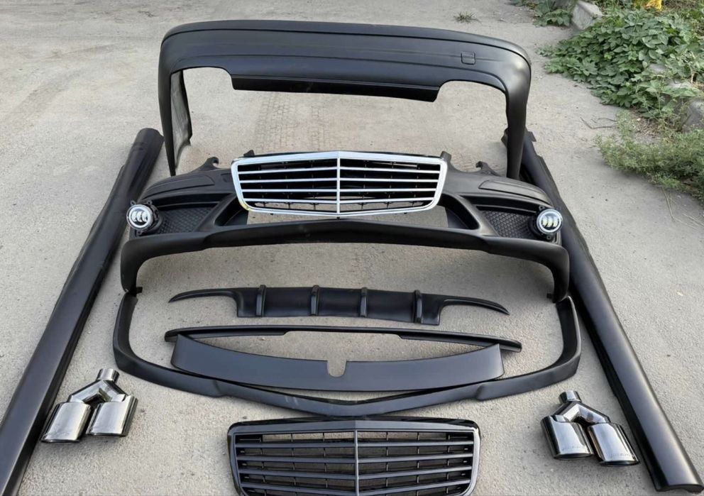 Передний бампер Мерседес 211 AMG 6.3