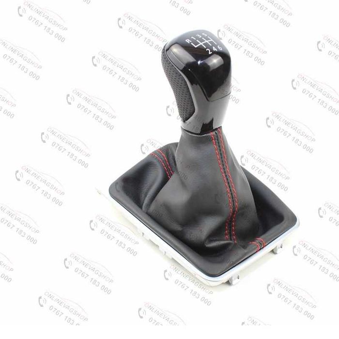 Nuca piele neagra Passat B6,CC,3C,B7 in 5 sau 6 viteze cu manson schimbator