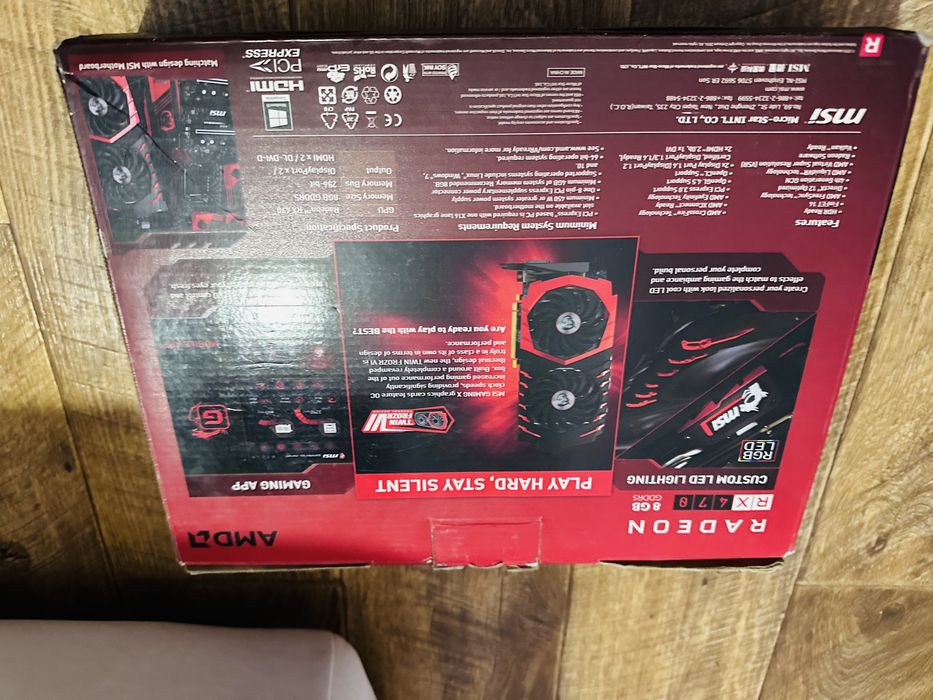Продам видео карту radion rx 470 8 g