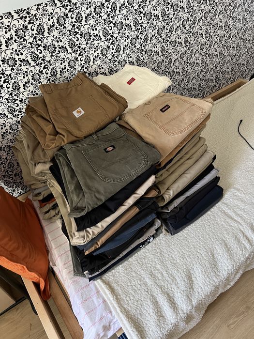 Vand stoc blugi vintage baggy y2k (stil JNCO evisu ed hardy)