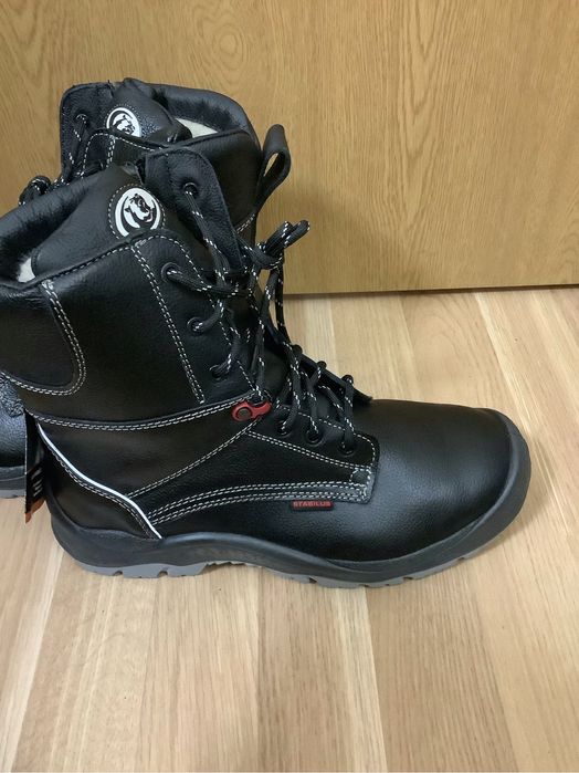 Bocanci piele cu protectie imblaniti 43/ 44