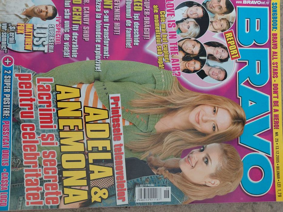 Revista Bravo cu Anemona si Adela Popescu 25 / 2005