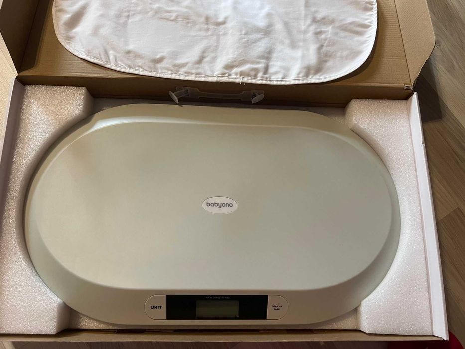 BabyOno - Cantar electronic bebelusi, Ecran LCD, Max. 20 kg, Ergonomic
