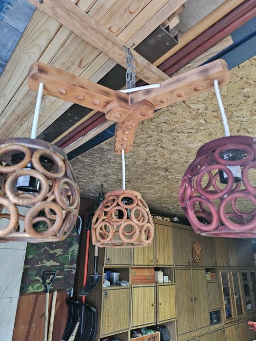 Продаю люстры из дерева