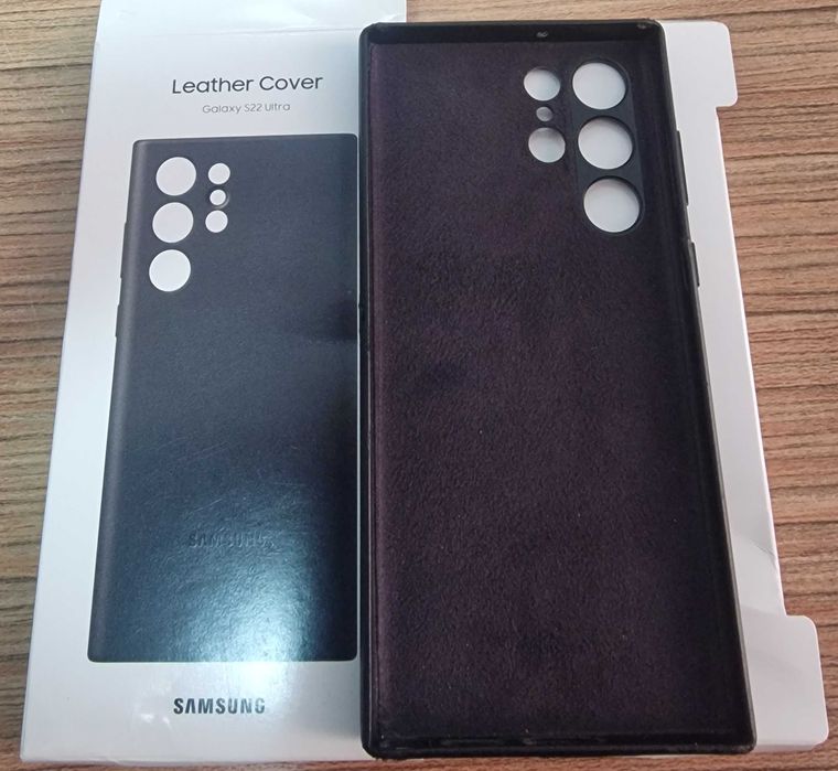 Husa Samsung Galaxy S22 Ultra Leather Cover