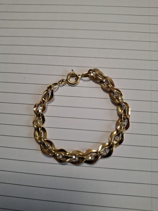 Златна дамска гривна 14К, 18/19 см 7,20 гр  650 евро