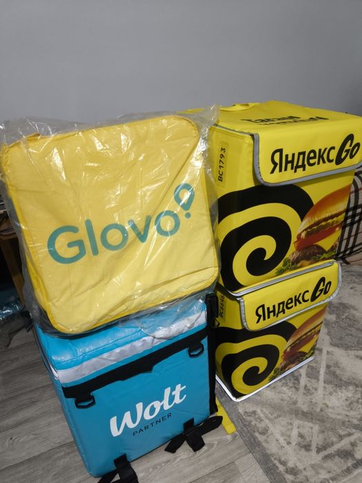 Термо сумка Яндекс Glovo Wolt