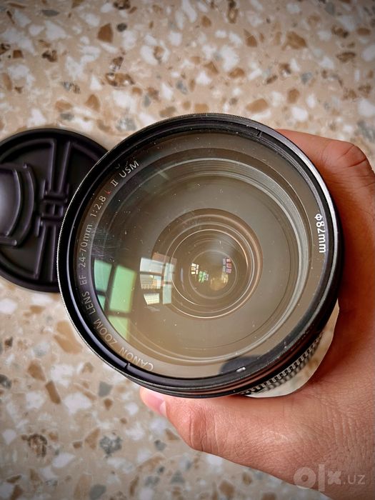 24-70 2.8 f 2 pakalenya canon obektiv sotiladi 500$ foto iwlagan