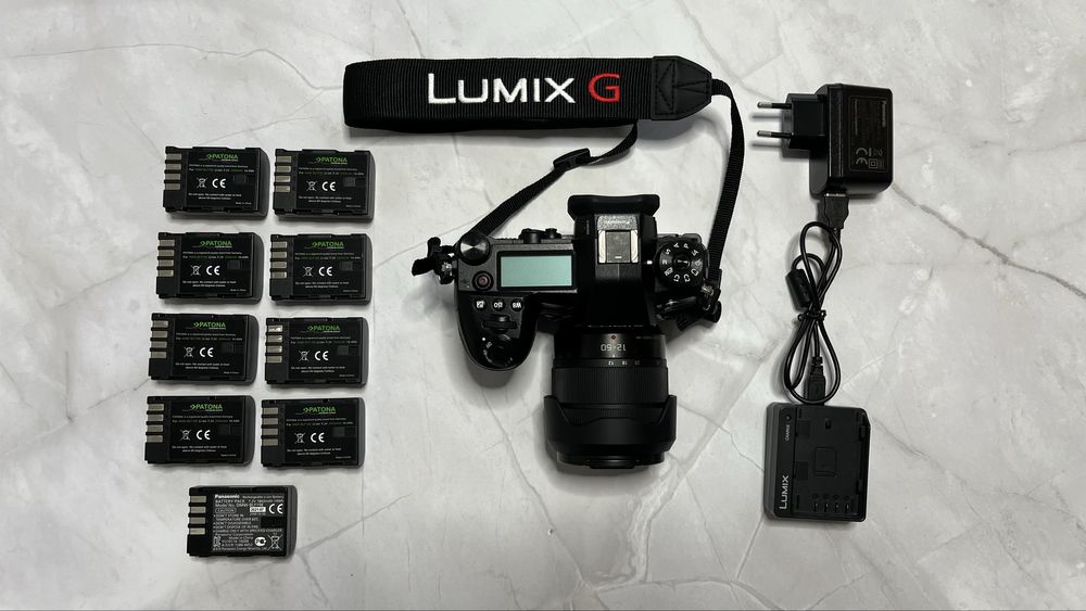 Aparat foto Lumix G9 + accesorii si geanta