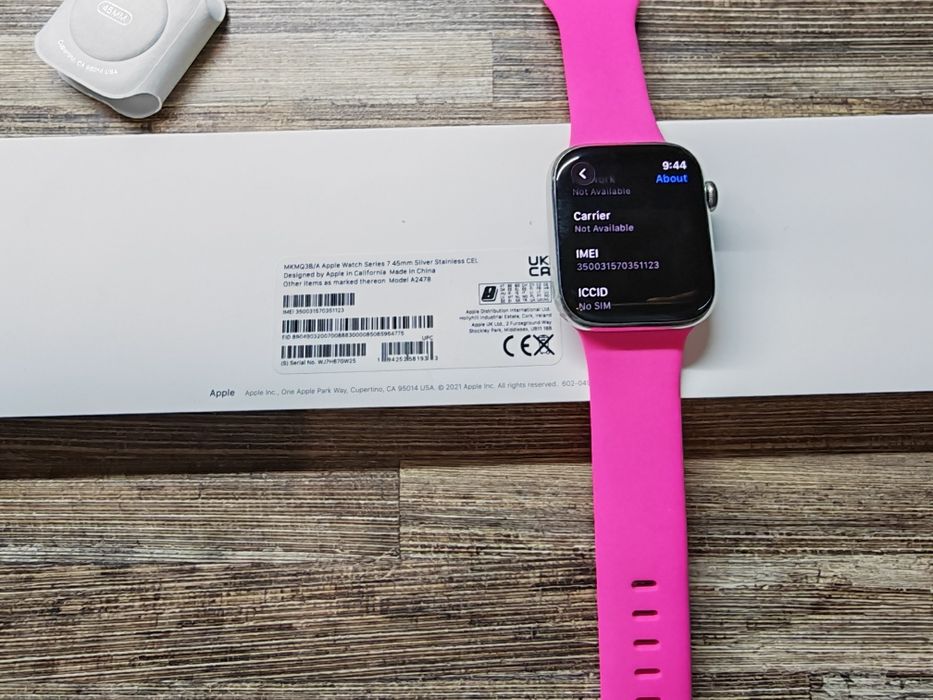 Apple Watch 7 45 mm Stainless Steel LTE