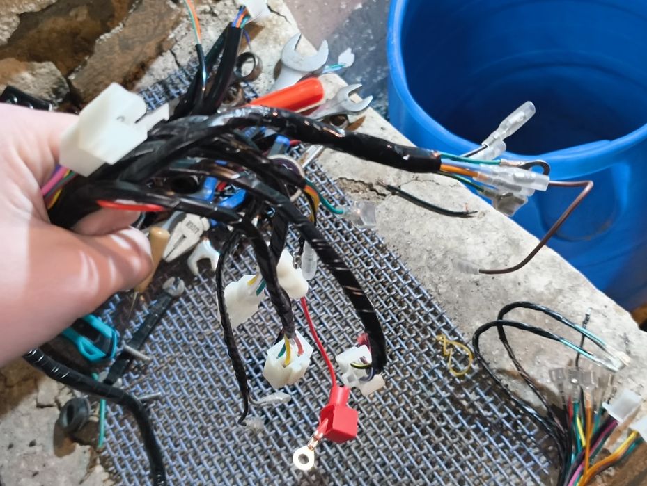 Коса на мотоцикл