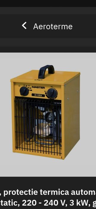 Aeroterme căldură 2 buc 500 lei