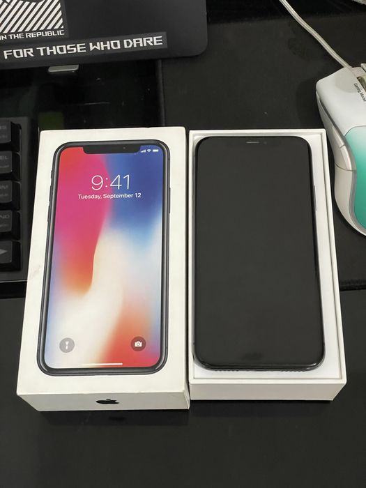 Iphone X black 64 talik LLA