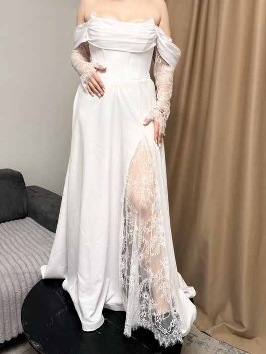 Rochie alba de cununie / mireasa