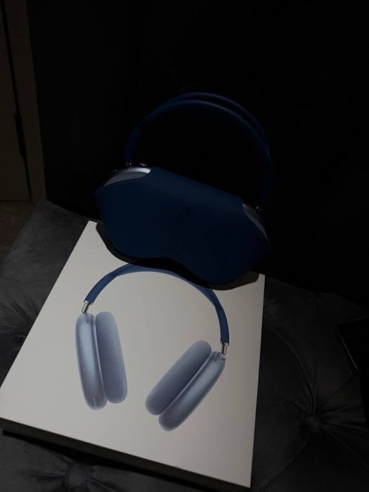 Airpods max blue новые!