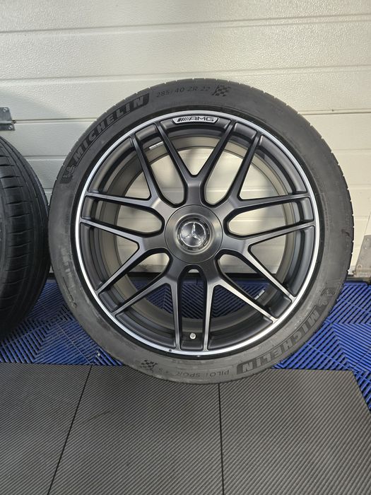 22" ОРИГИНАЛНИ AMG джанти GLE63 W167 + НОВИ Michelin Pilot Sport 4S