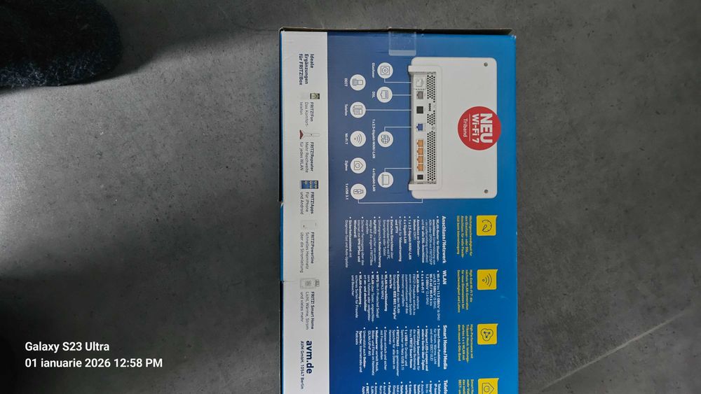 Vand router fritzbox 5690 pro,nou.