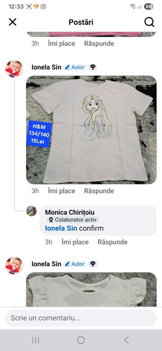 Tricouri mărimea 134/140