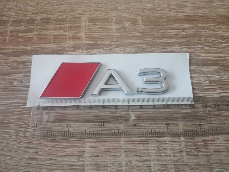 сребриста емблема Audi A3 нов стил