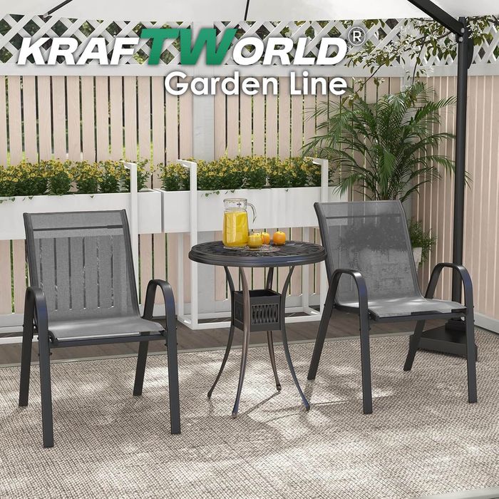 Градински Стол с Метална рамка и Дишащ