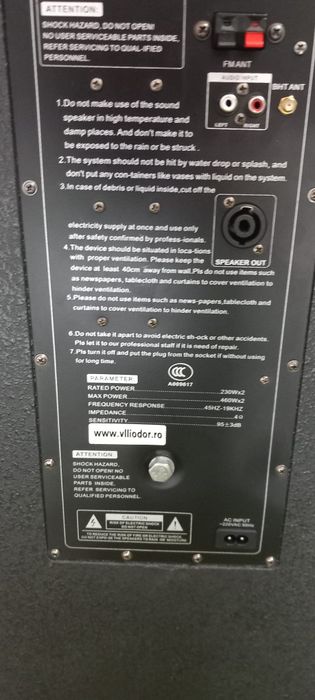 Boxe active Vlliodor NRS