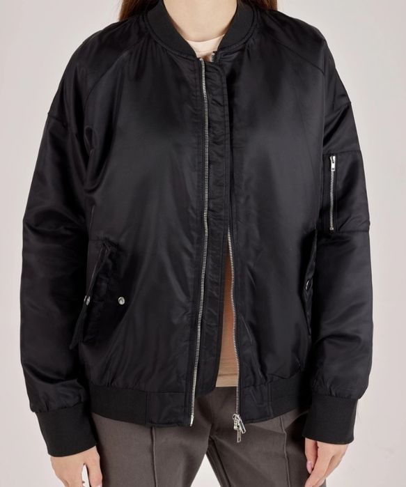 Бомбер,чёрный Selfie