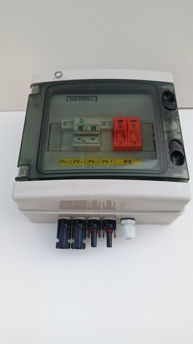 Tablou siguranțe DC sisteme fotovoltaice, panouri fotovoltaice