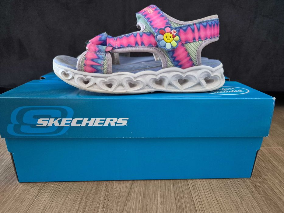 Светещи Сандали за момиче Skechers