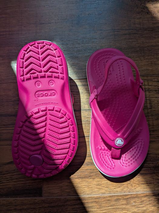 Джапанки Crocs размер C8, 24-25, 14,9 см.