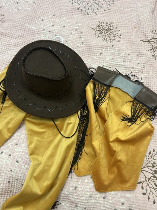 Костюм ковбоя с кожанными вставками