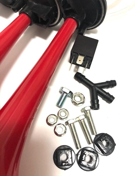 въздушни тромби, клаксон, фанфари, 12V, 118dB (A), Hella Германия