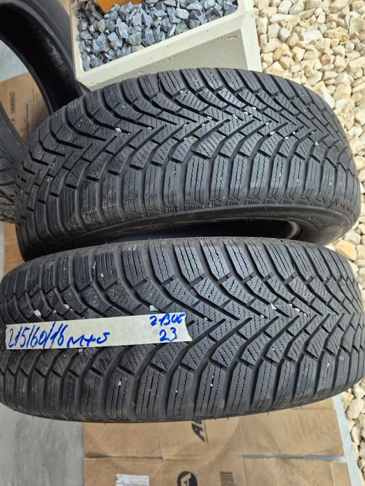 Vând cauciucuri 215/60/16 M+S 2 buc imp Germania  dot 2023