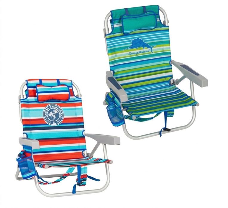 Томи Бахама ПРОМОЦИЯ 2 Плажни Стола и Чадър Tommy Bahama ЛЯТО2026