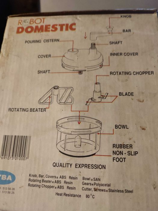 Robot manual de bucatarie "Domestic"