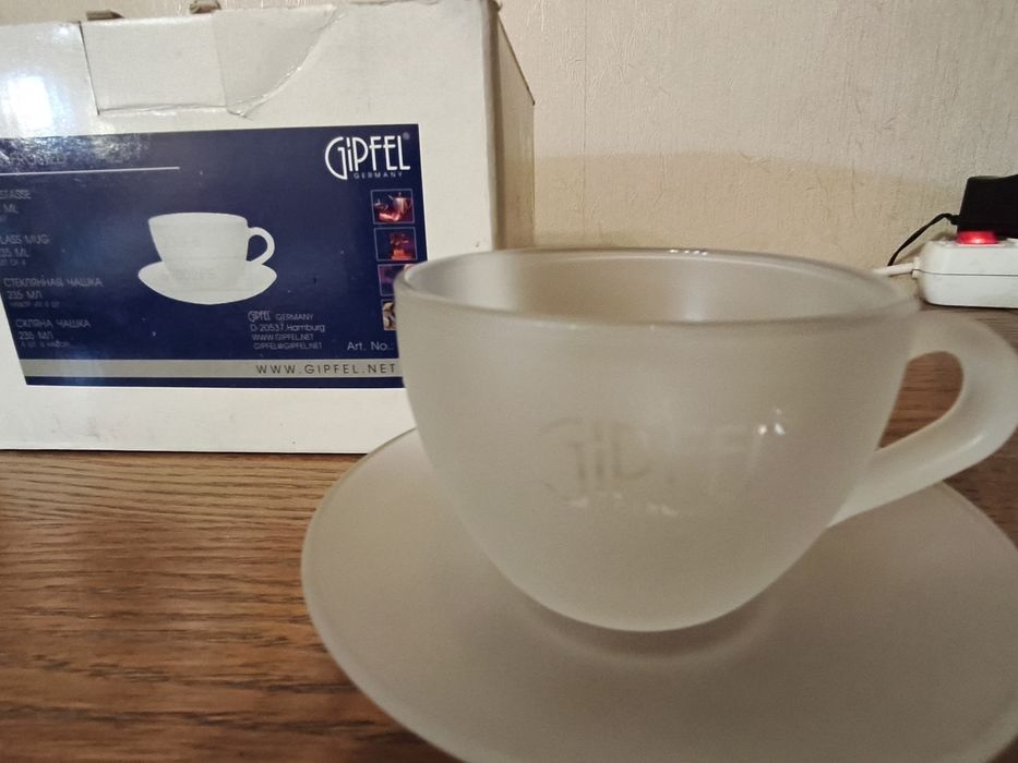 Чашки Gipfel оригинал набор 4 шт новый