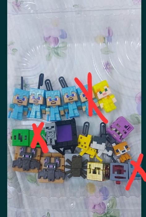 Kinder joy minecraft фигурки