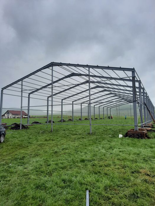 Vând hale metalice lucrăm fără avans