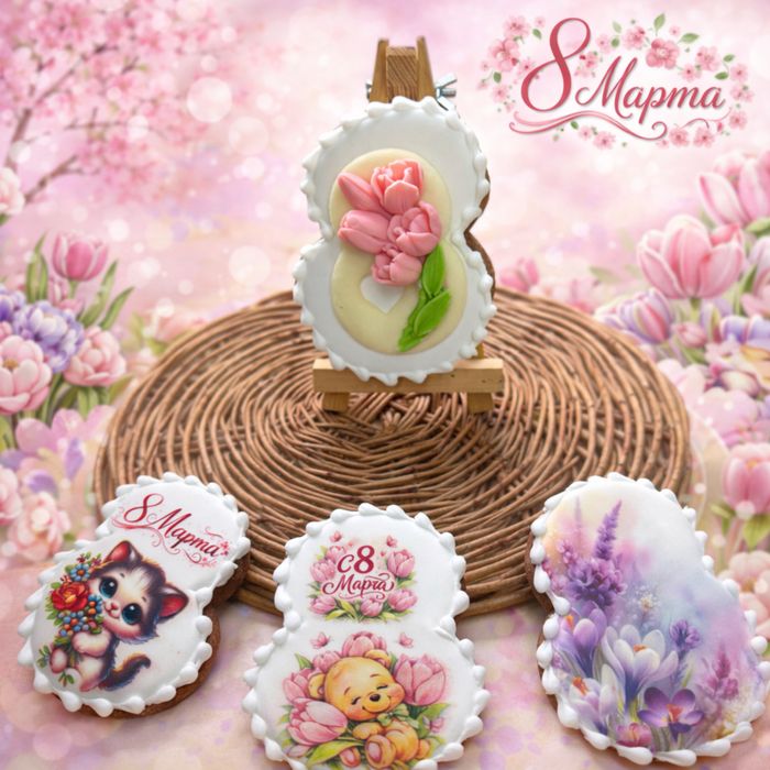 Имбирные пряники пищевая печать