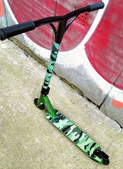 Trotineta/ freestyle/ scheme/100Kg/Roti 100mm/ aluminiu/cascadorii/NOU