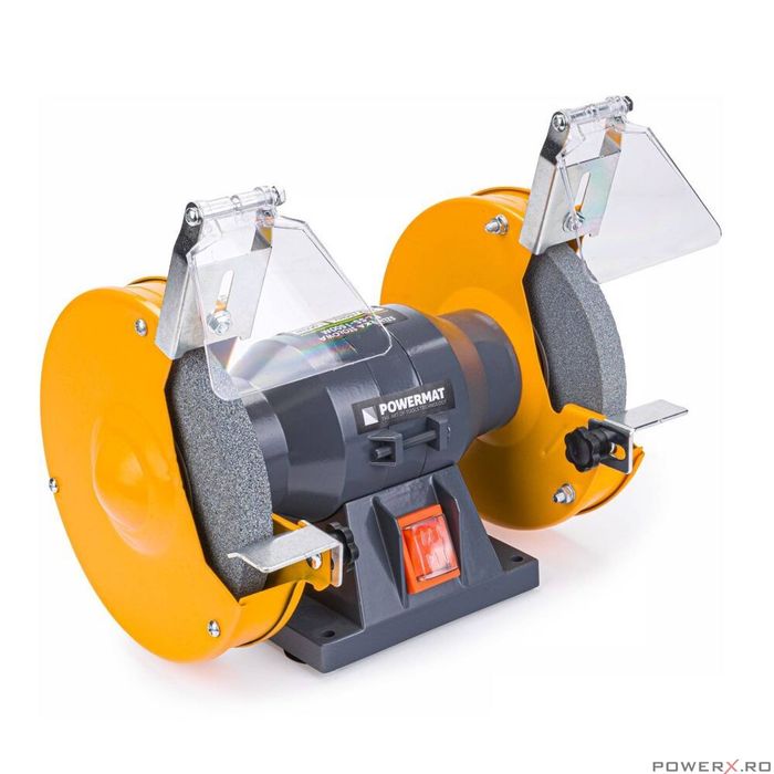 Polizor de banc cu 2 pietre 150 mm 1500 W, Powermat