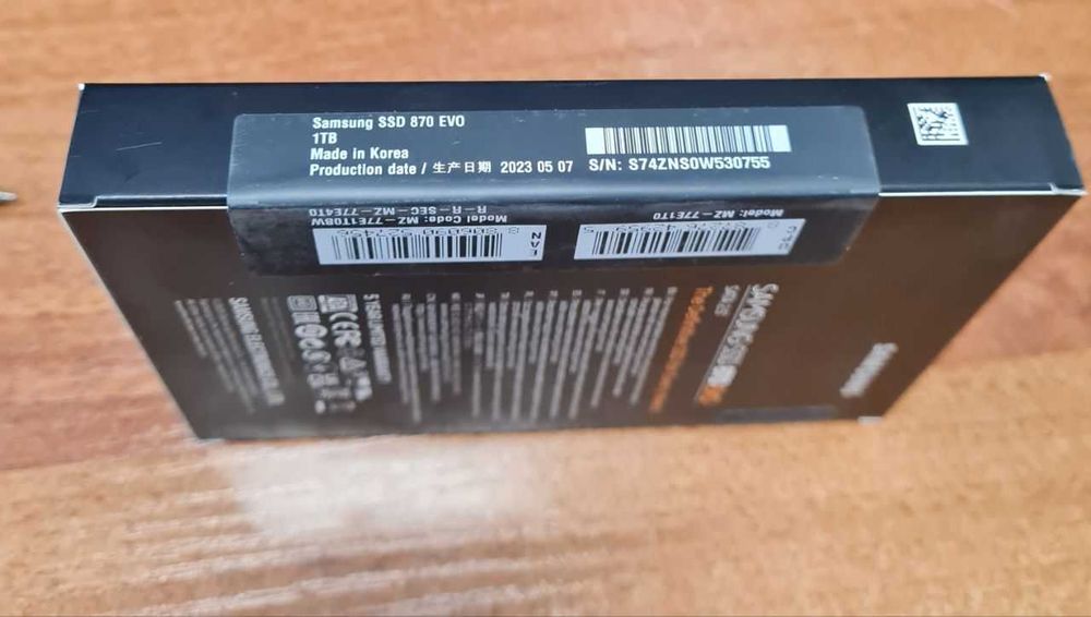 SSD диск Samsung 870 EVO 1ТБ