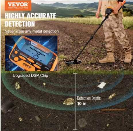 Металдетектор Металотърсач Vevor 7 режима