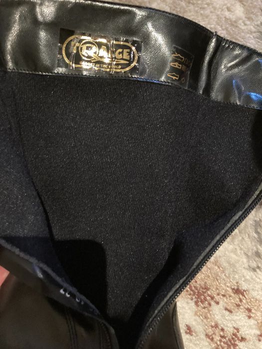 Черни ботуши от естествена кожа - 37 номер