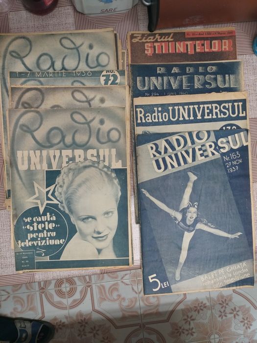 Reviste de radio vechi in stare buna