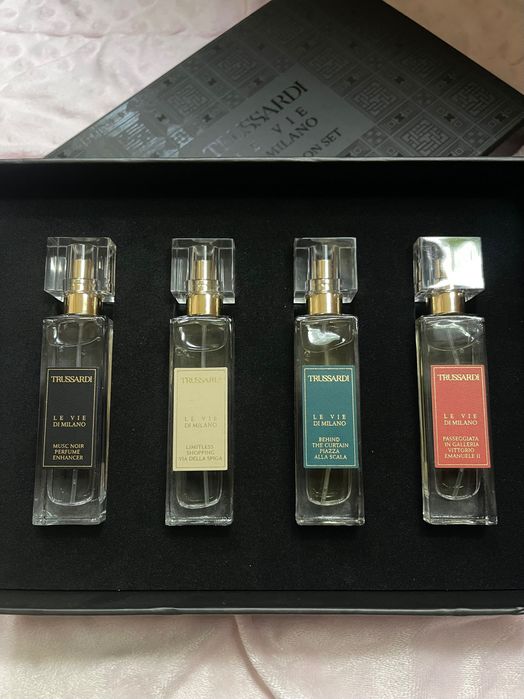 Trussardi Le Vie di Milano комплект 4×15 ml унисекс – нишови парфюми | нови | изгодна цена