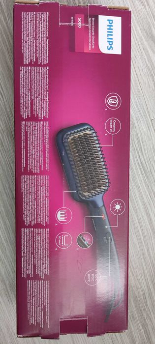 Perie par/placa par incalzita pentru indreptare Philips BHH885