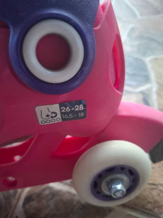 Детски ролери за момиче размер 26-28