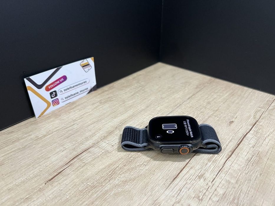 Apple Watch Ultra 3 49mm Black Titanium Second-Hand 2 ani garanție, Te