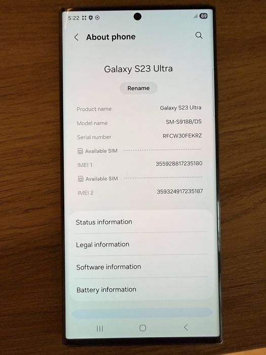 Samsung S23 Ultra