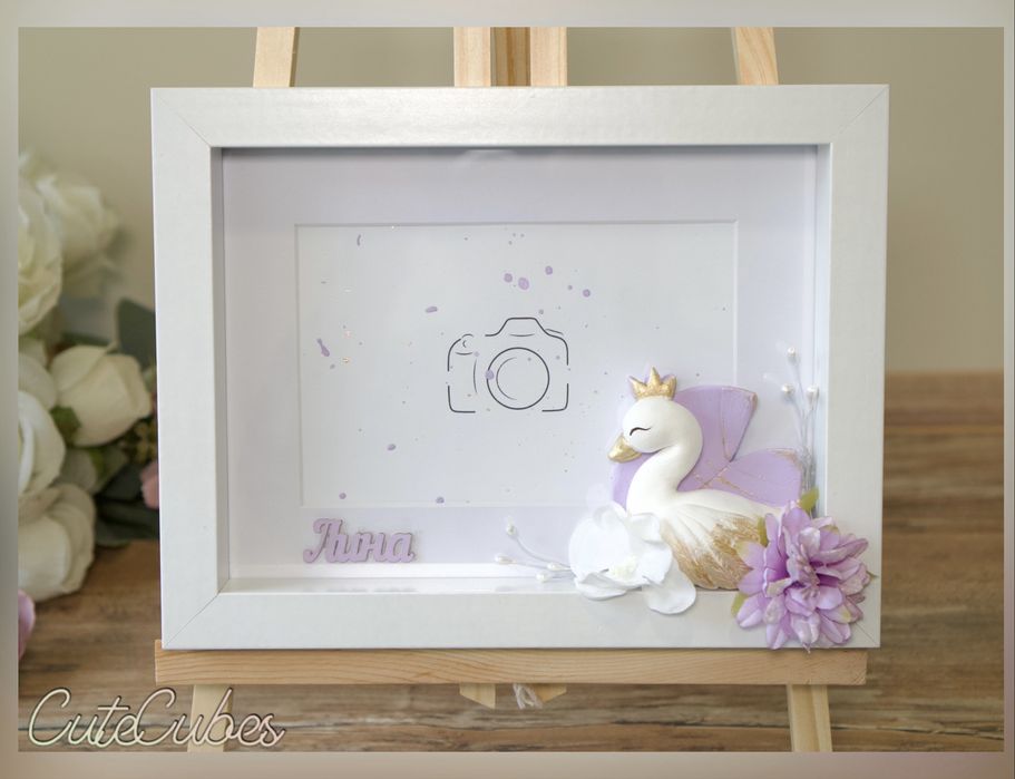Рамка за снимка , ръчна изработка , декорация за детска стая